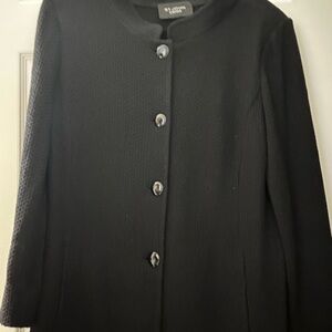 St. John Caviar knit blazer Size 10
